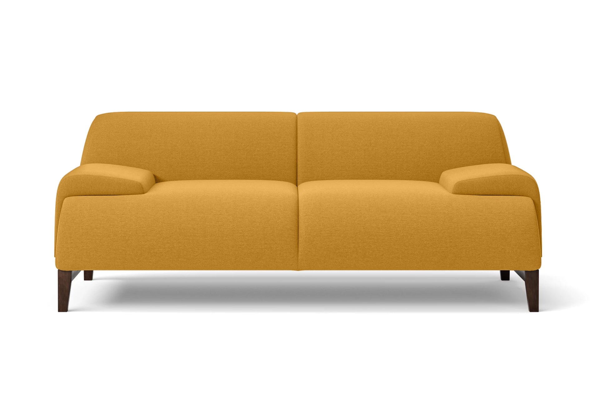 Pavia 2 Seater Sofa Yellow Linen Fabric