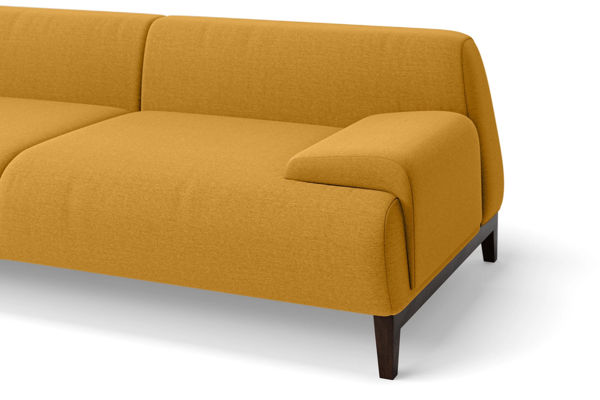 Pavia 2 Seater Sofa Yellow Linen Fabric