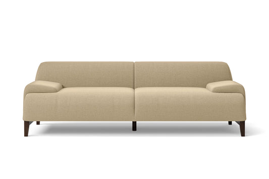 Pavia 3 Seater Sofa Beige Linen Fabric