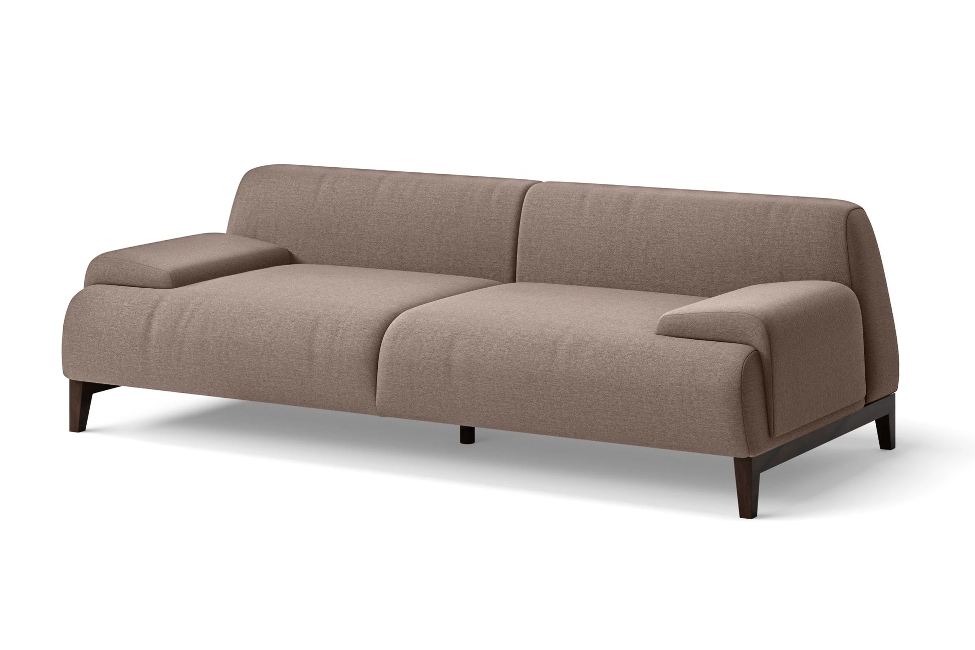 Pavia 3 Seater Sofa Caramel Linen Fabric