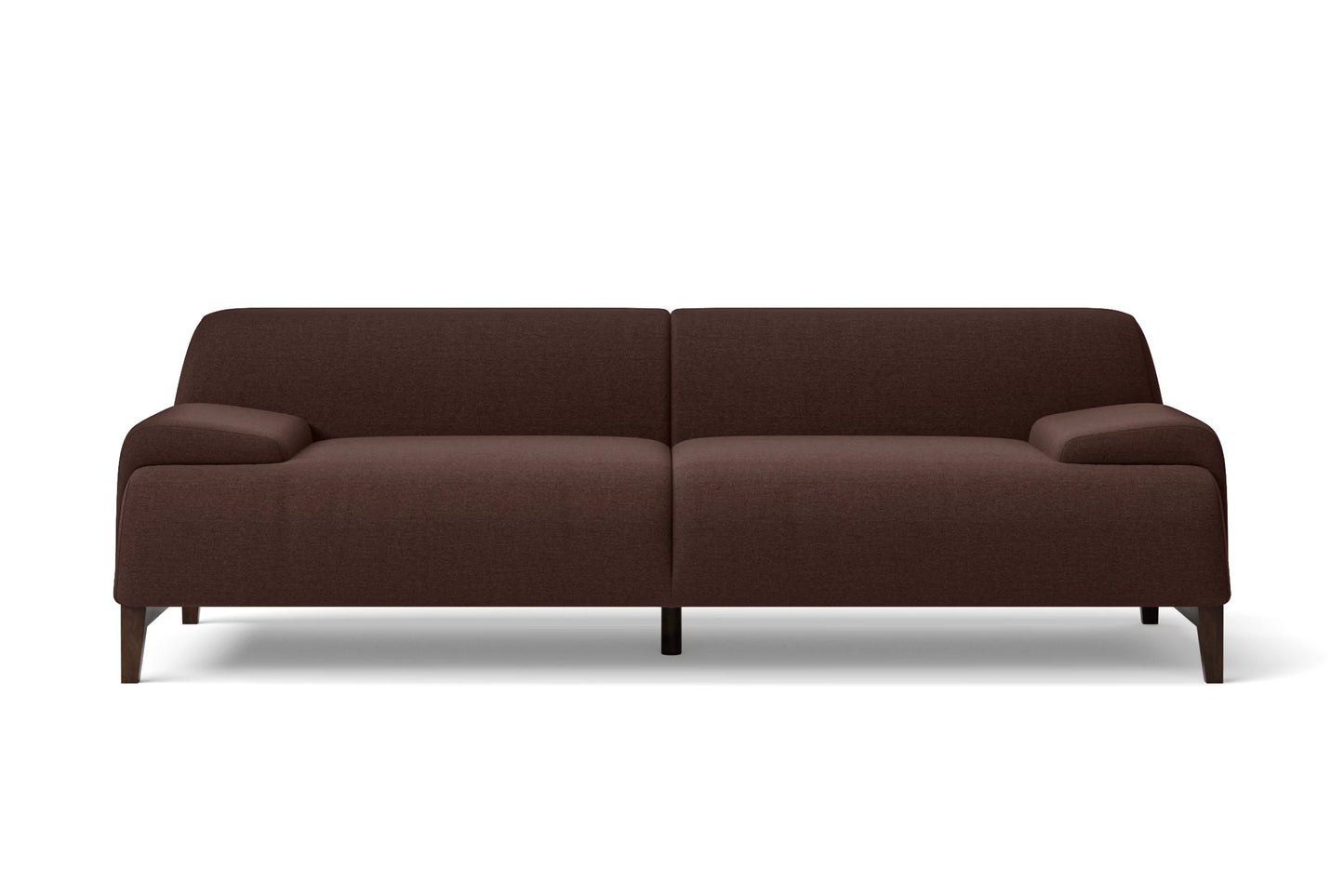 Pavia 3 Seater Sofa Coffee Brown Linen Fabric