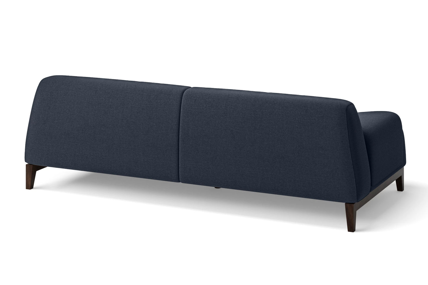 Pavia 3 Seater Sofa Dark Blue Linen Fabric