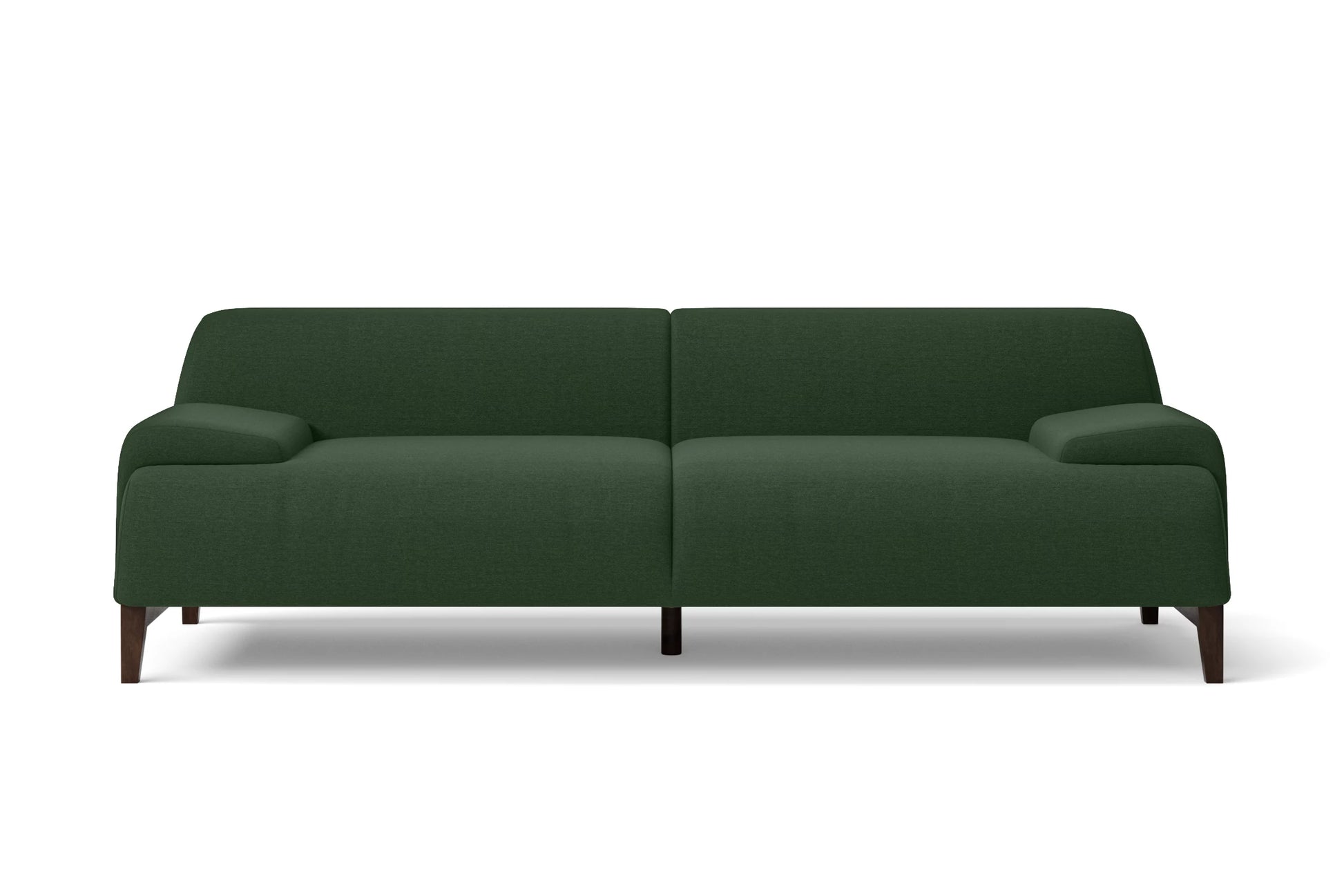 Pavia 3 Seater Sofa Forest Green Linen Fabric