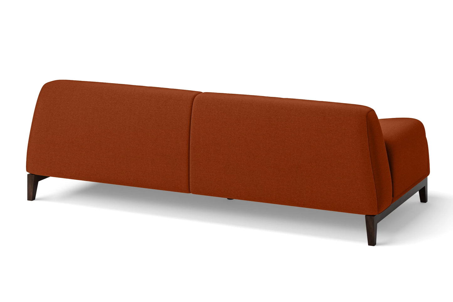 Pavia 3 Seater Sofa Orange Linen Fabric