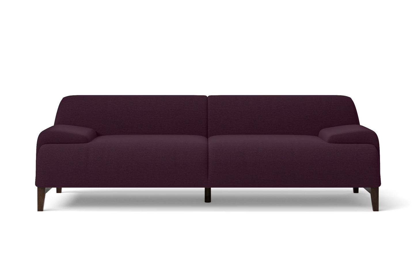 Pavia 3 Seater Sofa Purple Linen Fabric