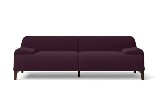 Pavia 3 Seater Sofa Purple Linen Fabric