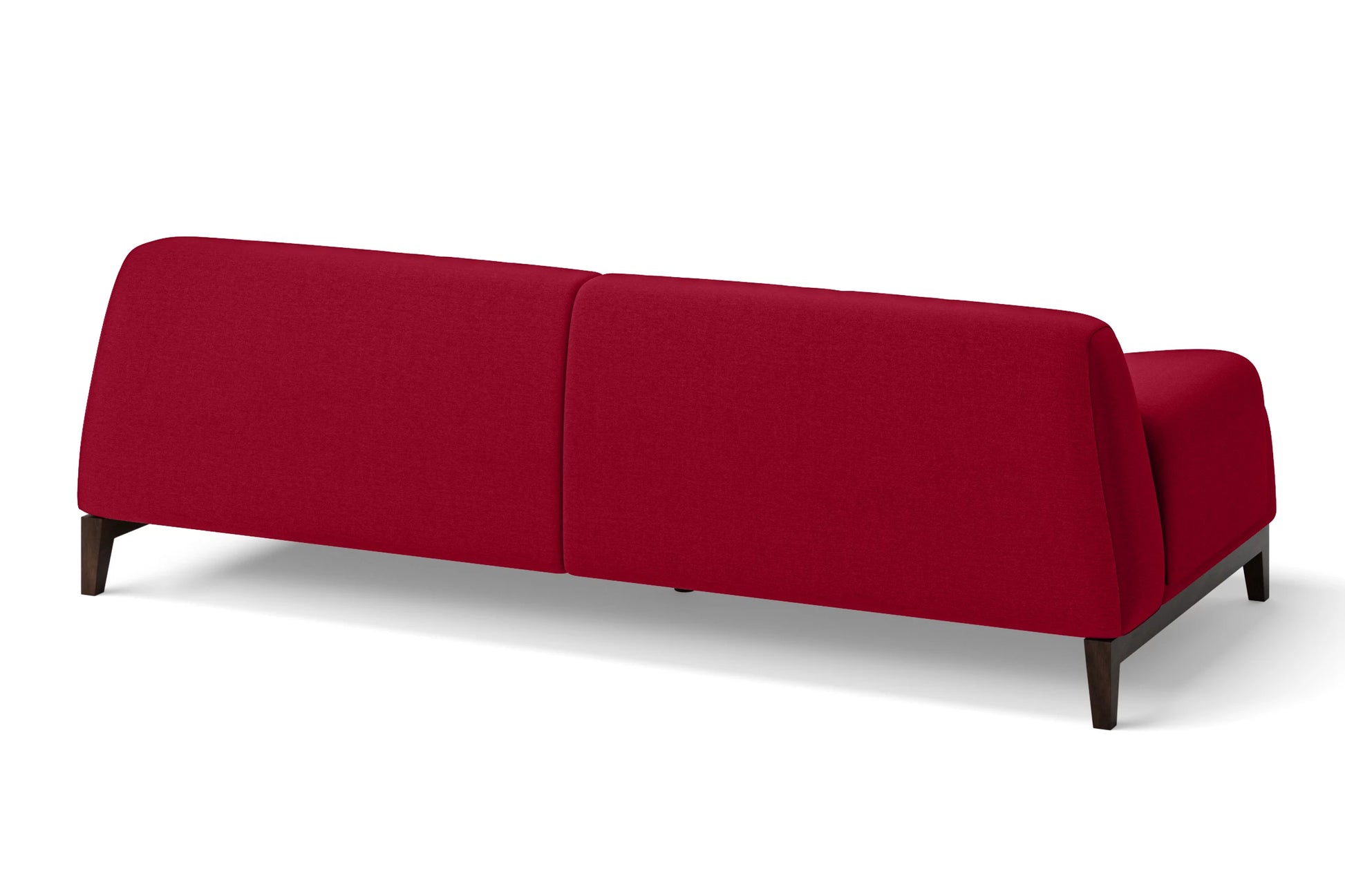 Pavia 3 Seater Sofa Red Linen Fabric