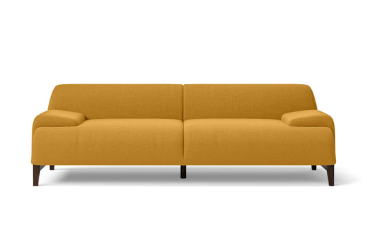 Pavia 3 Seater Sofa Yellow Linen Fabric