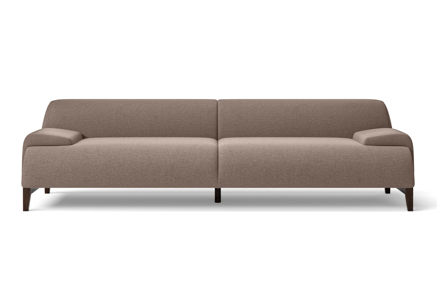 Pavia 4 Seater Sofa Caramel Linen Fabric