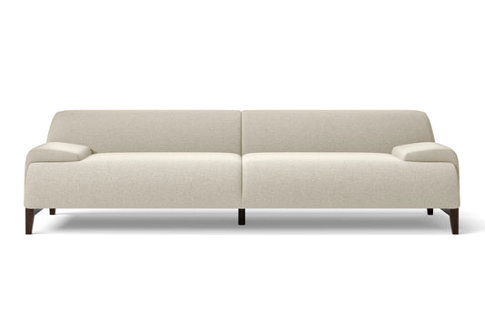 Pavia 4 Seater Sofa Cream Linen Fabric