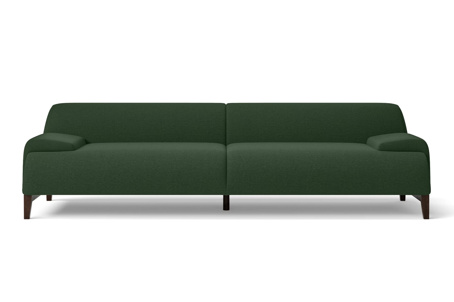 Pavia 4 Seater Sofa Forest Green Linen Fabric