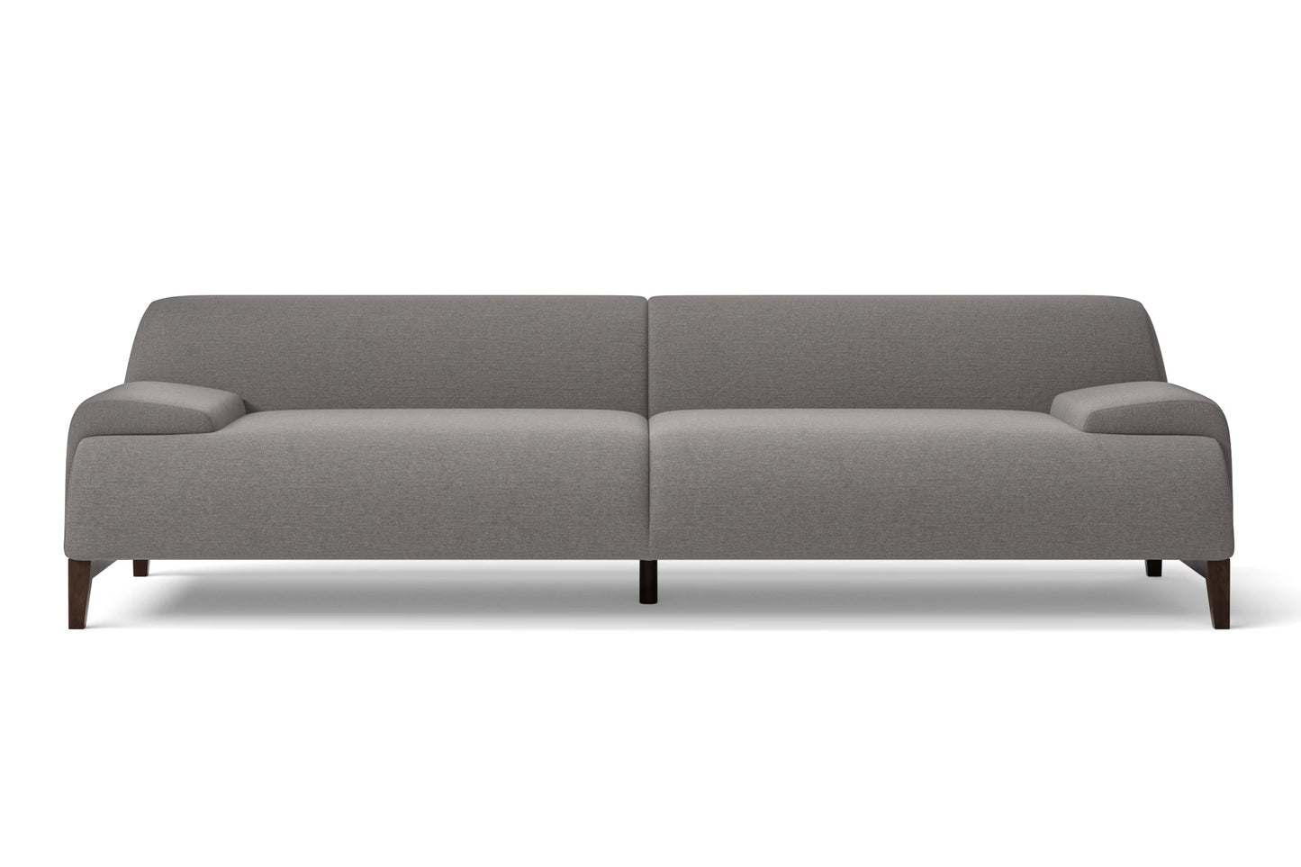 Pavia 4 Seater Sofa Grey Linen Fabric