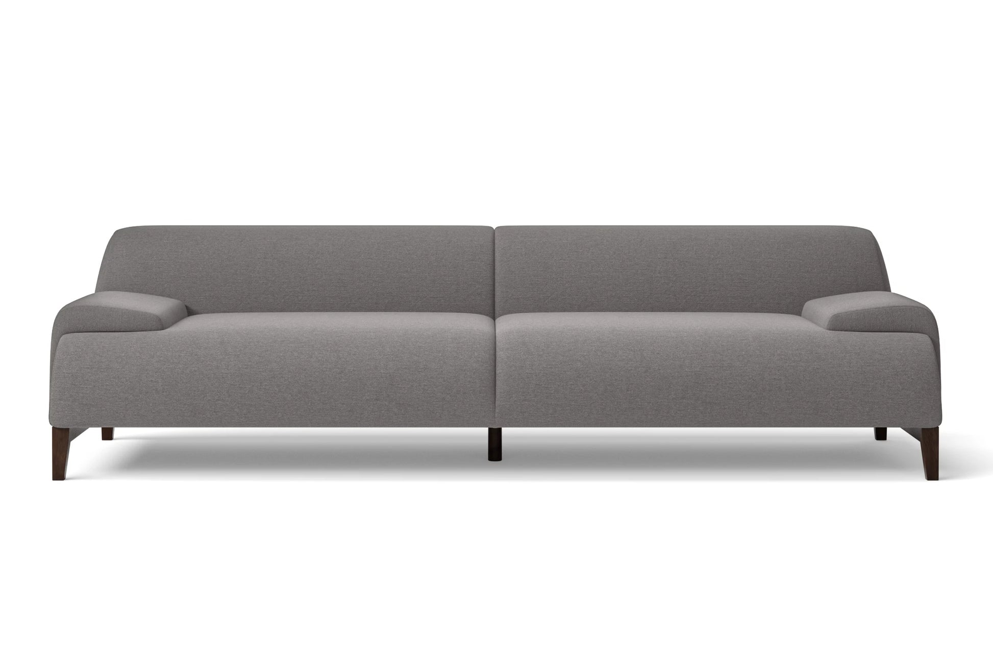 Pavia 4 Seater Sofa Grey Linen Fabric