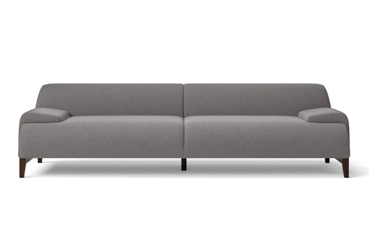 Pavia 4 Seater Sofa Grey Linen Fabric