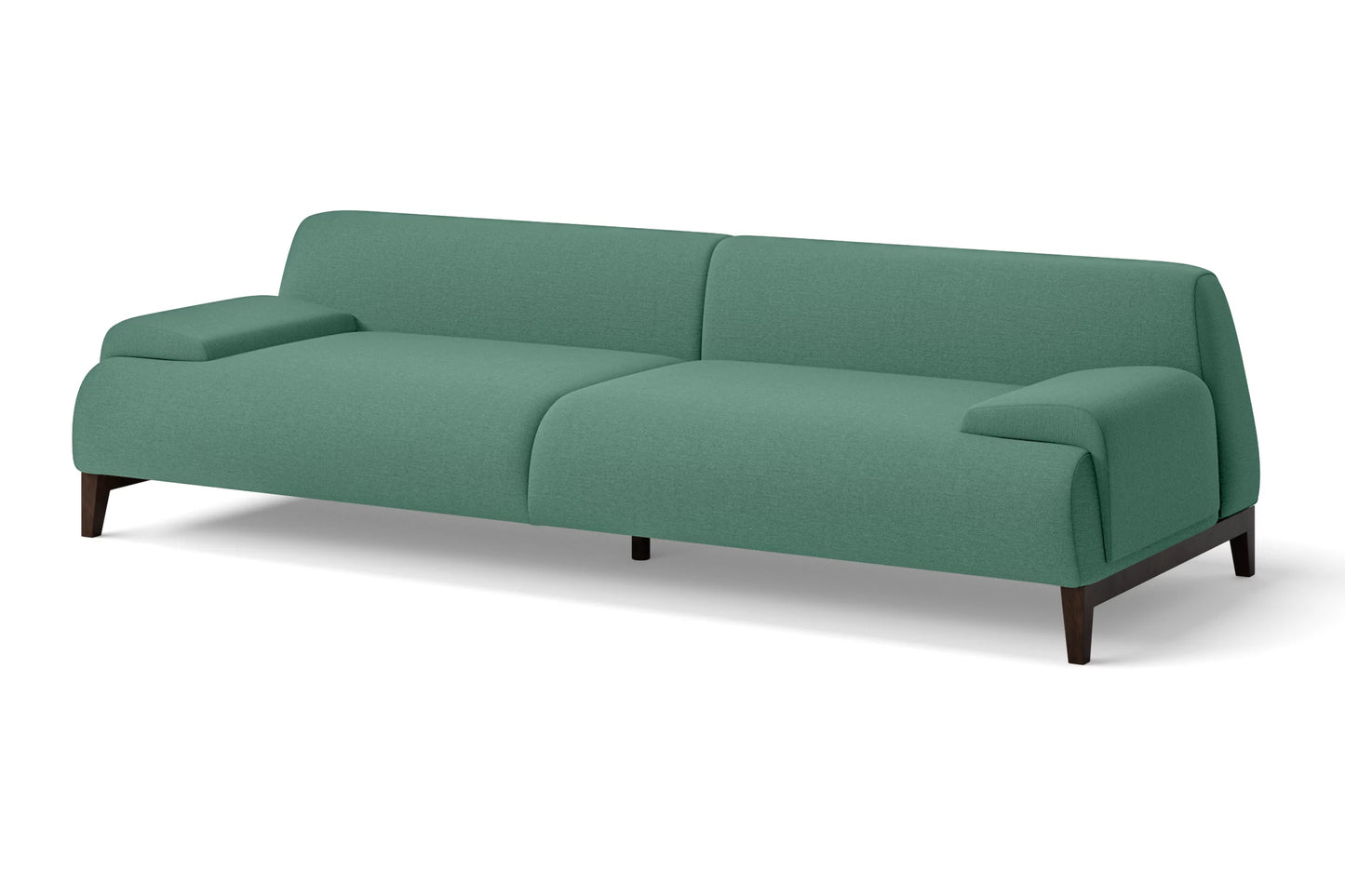 Pavia 4 Seater Sofa Mint Green Linen Fabric