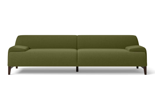 Pavia 4 Seater Sofa Olive Linen Fabric