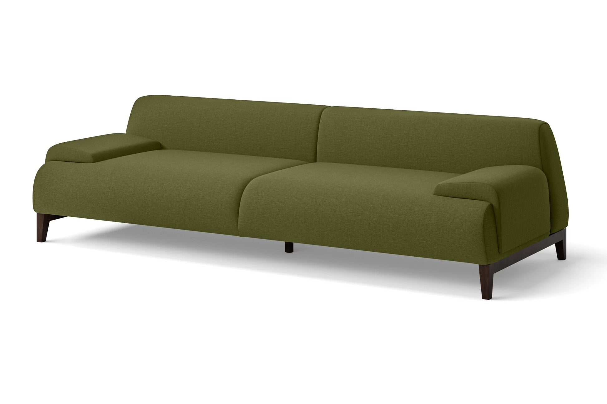 Pavia 4 Seater Sofa Olive Linen Fabric