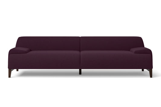 Pavia 4 Seater Sofa Purple Linen Fabric