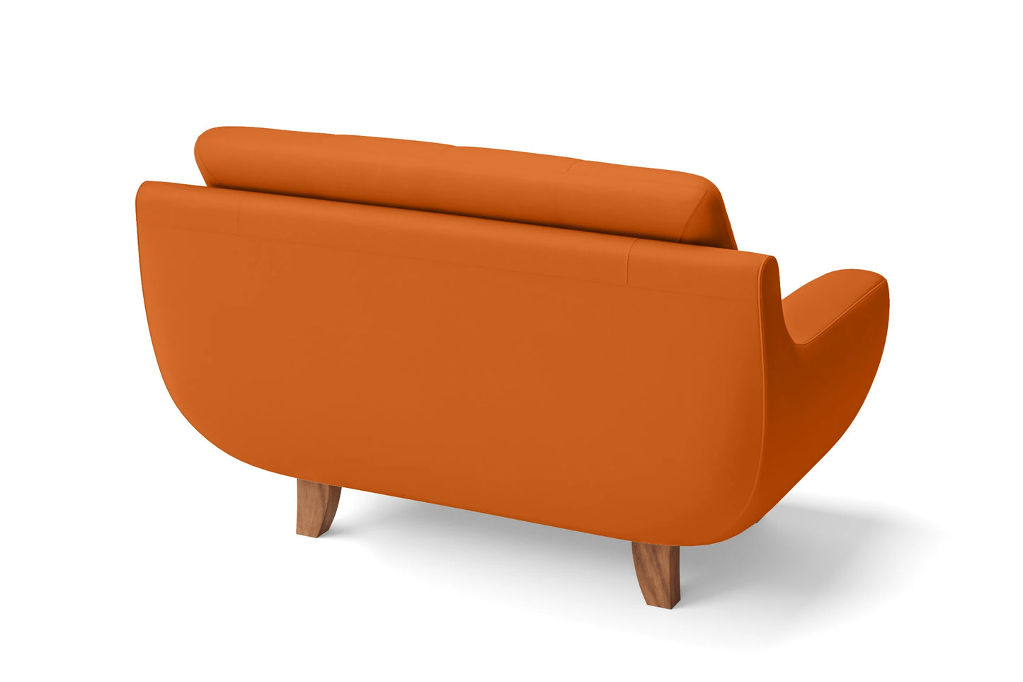 Perugia 2 Seater Sofa Orange Leather