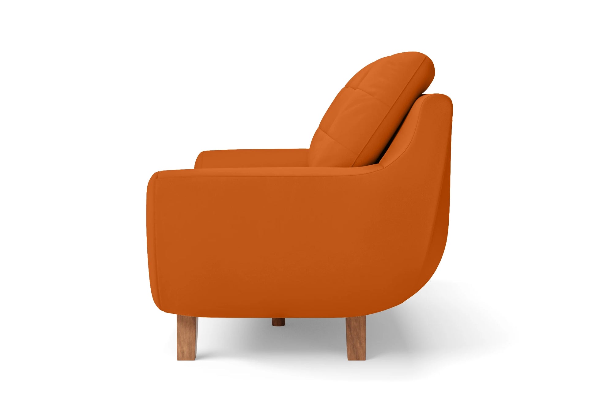 Perugia 2 Seater Sofa Orange Leather