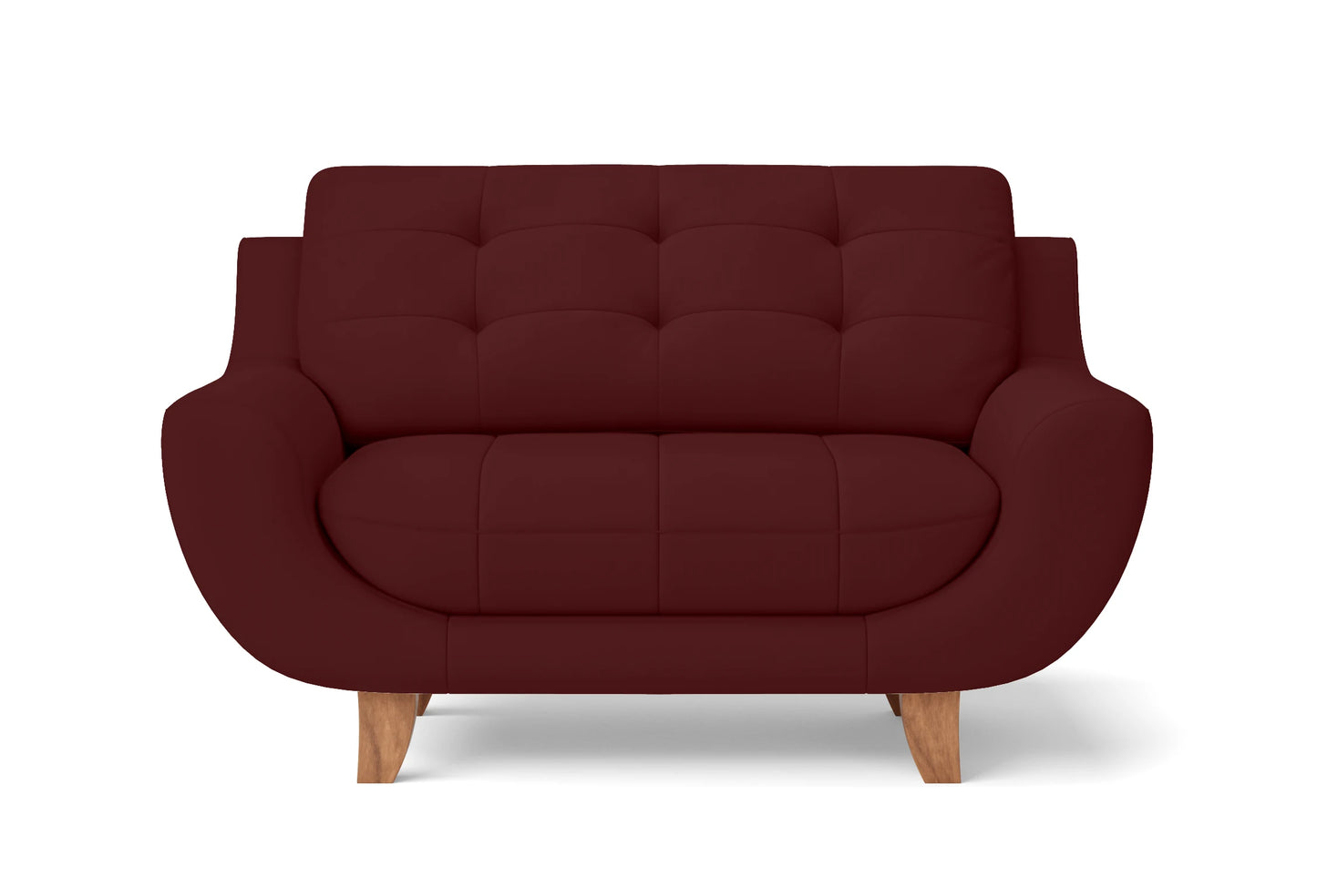 Perugia 2 Seater Sofa Red Leather