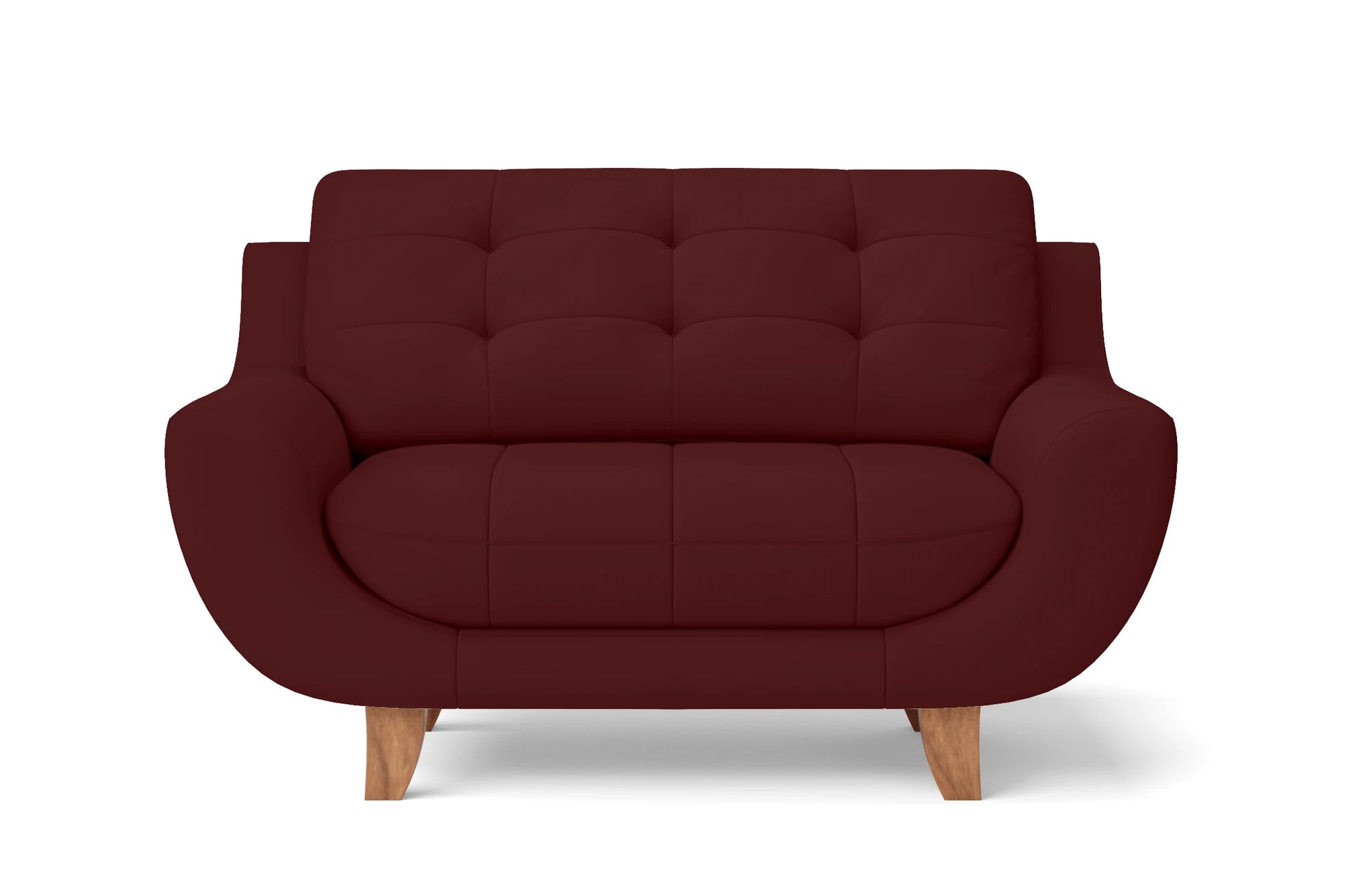 Perugia 2 Seater Sofa Red Leather