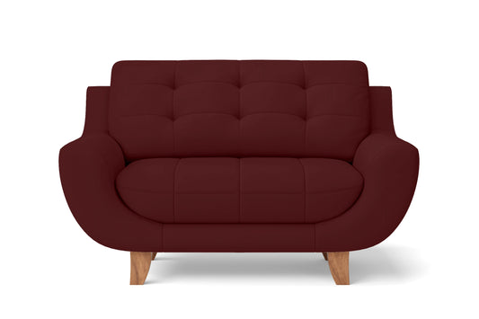 Perugia 2 Seater Sofa Red Leather