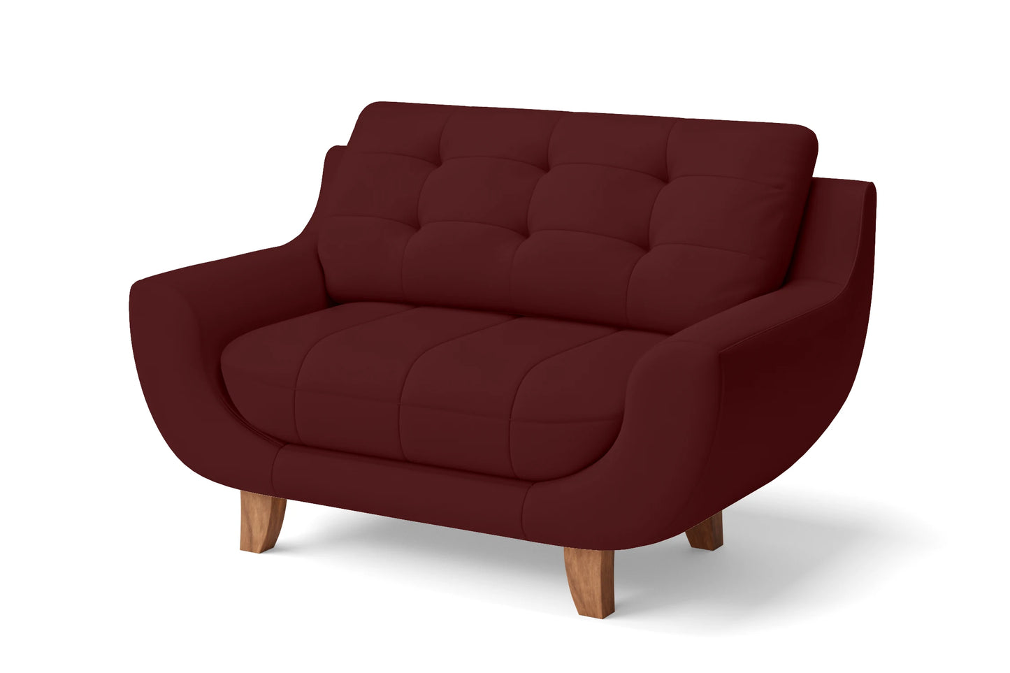 Perugia 2 Seater Sofa Red Leather