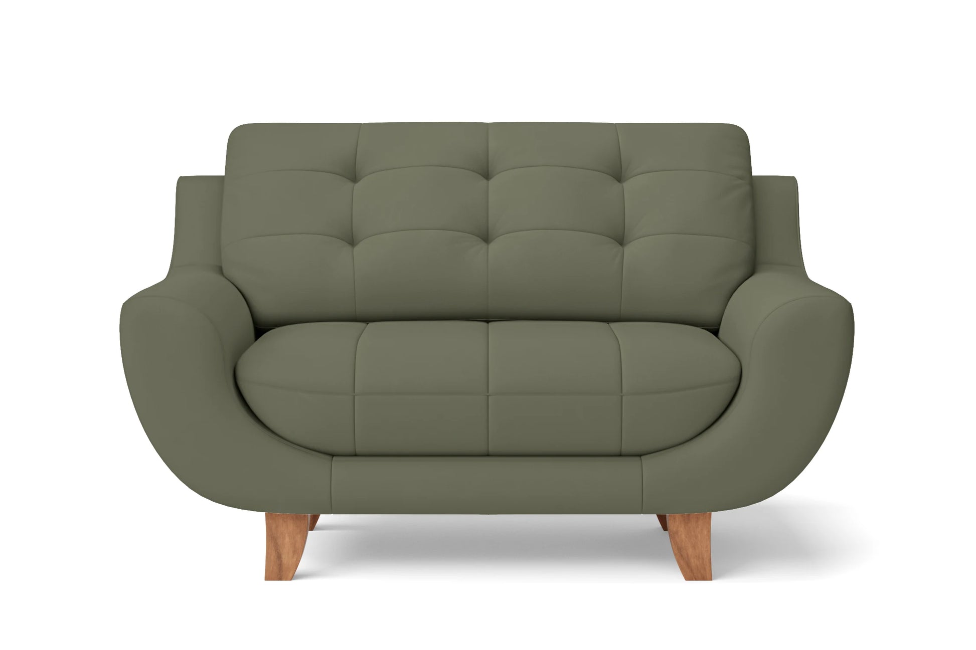 Perugia 2 Seater Sofa Sage Leather