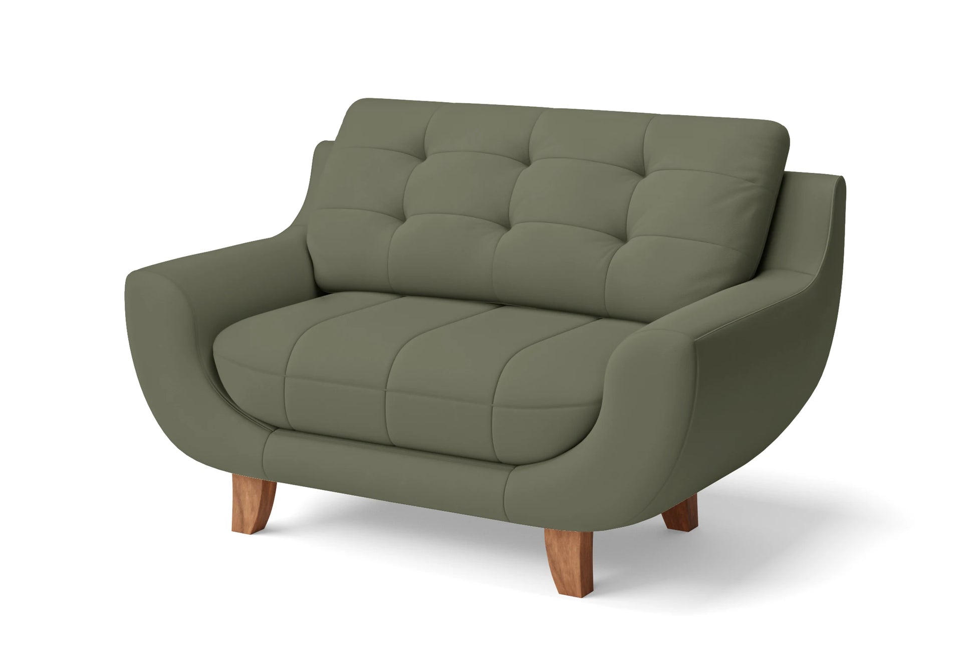 Perugia 2 Seater Sofa Sage Leather