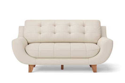 Perugia 3 Seater Sofa Cream Leather