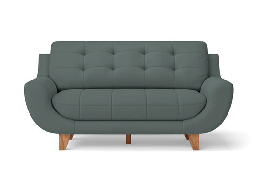 Perugia 3 Seater Sofa Dusky Turquoise Leather