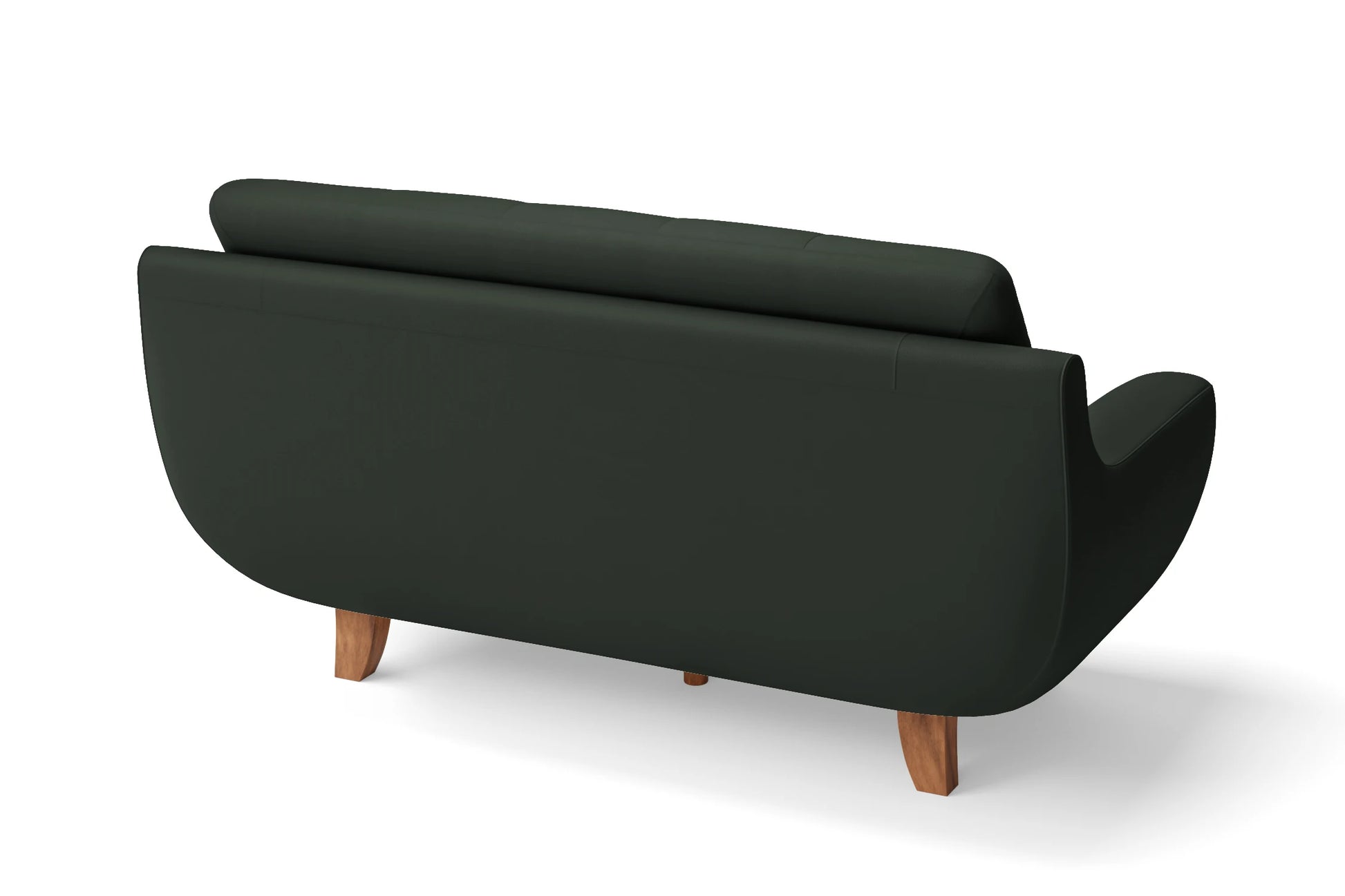 Perugia 3 Seater Sofa Green Leather