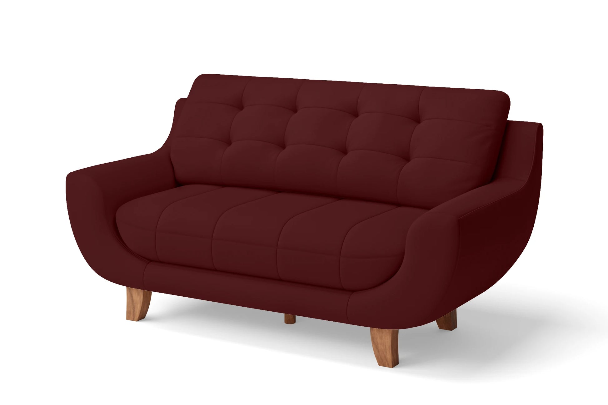 Perugia 3 Seater Sofa Red Leather