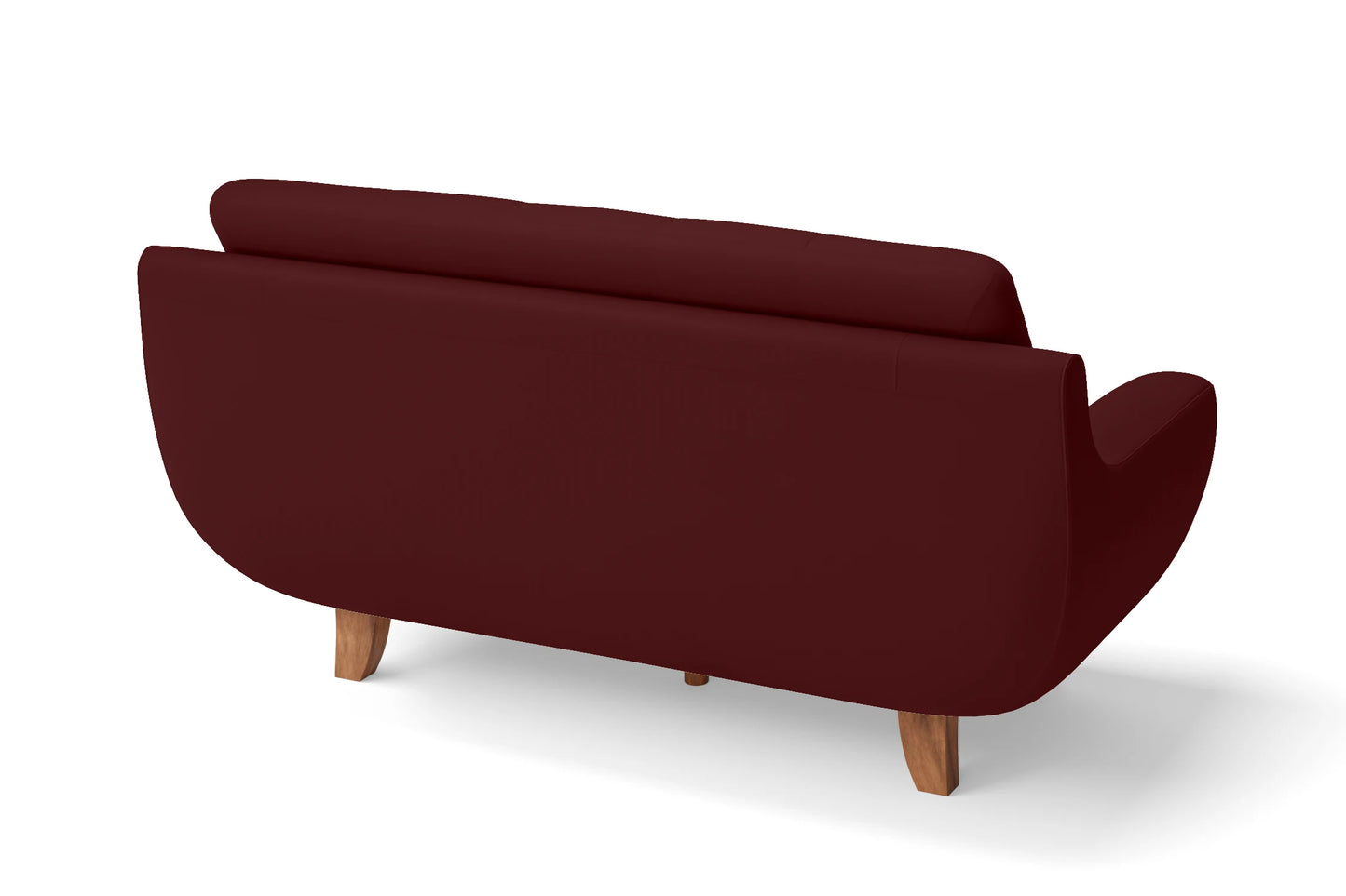 Perugia 3 Seater Sofa Red Leather