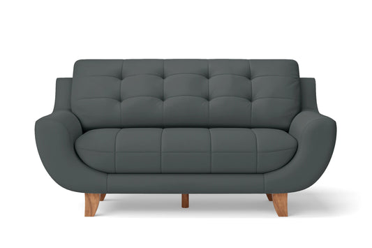 Perugia 3 Seater Sofa Slate Leather