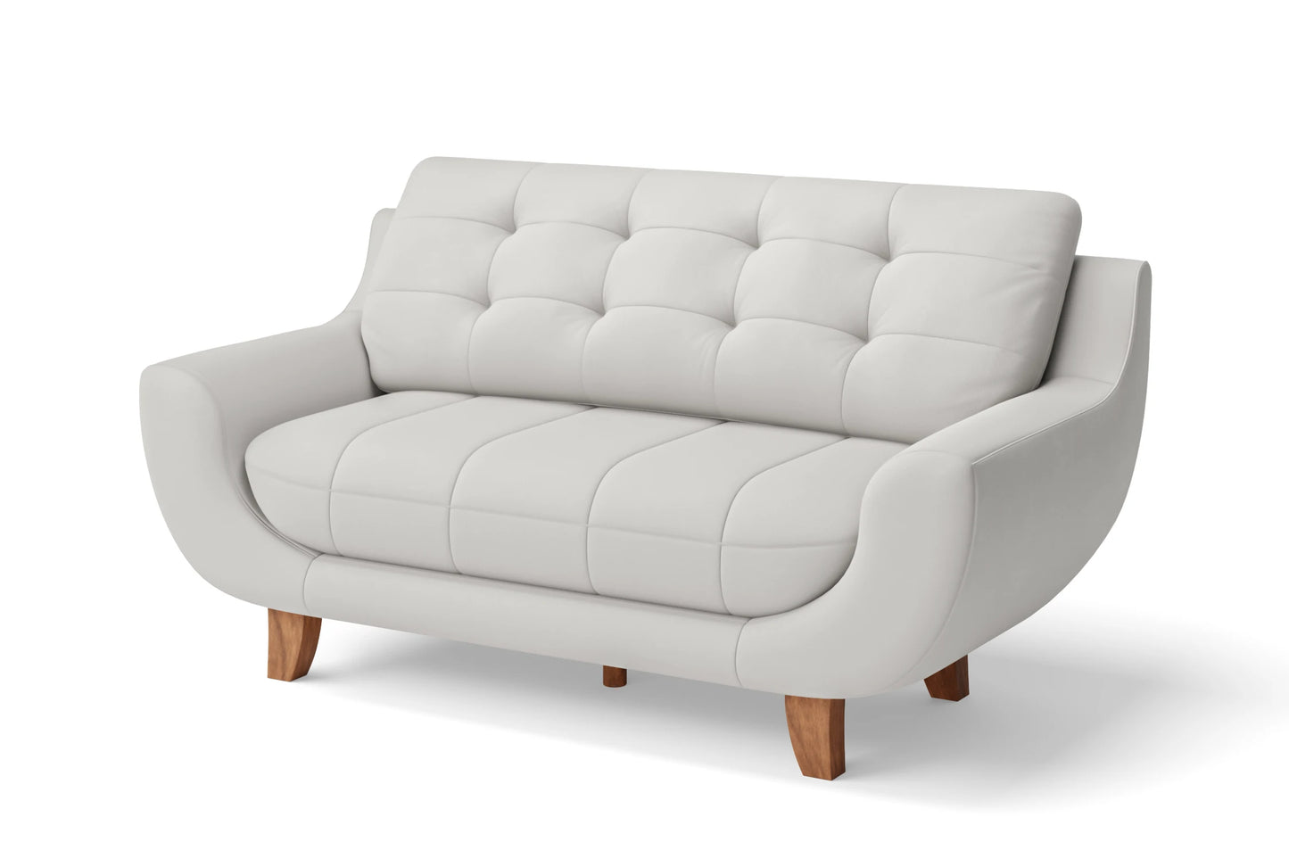 Perugia 3 Seater Sofa White Leather