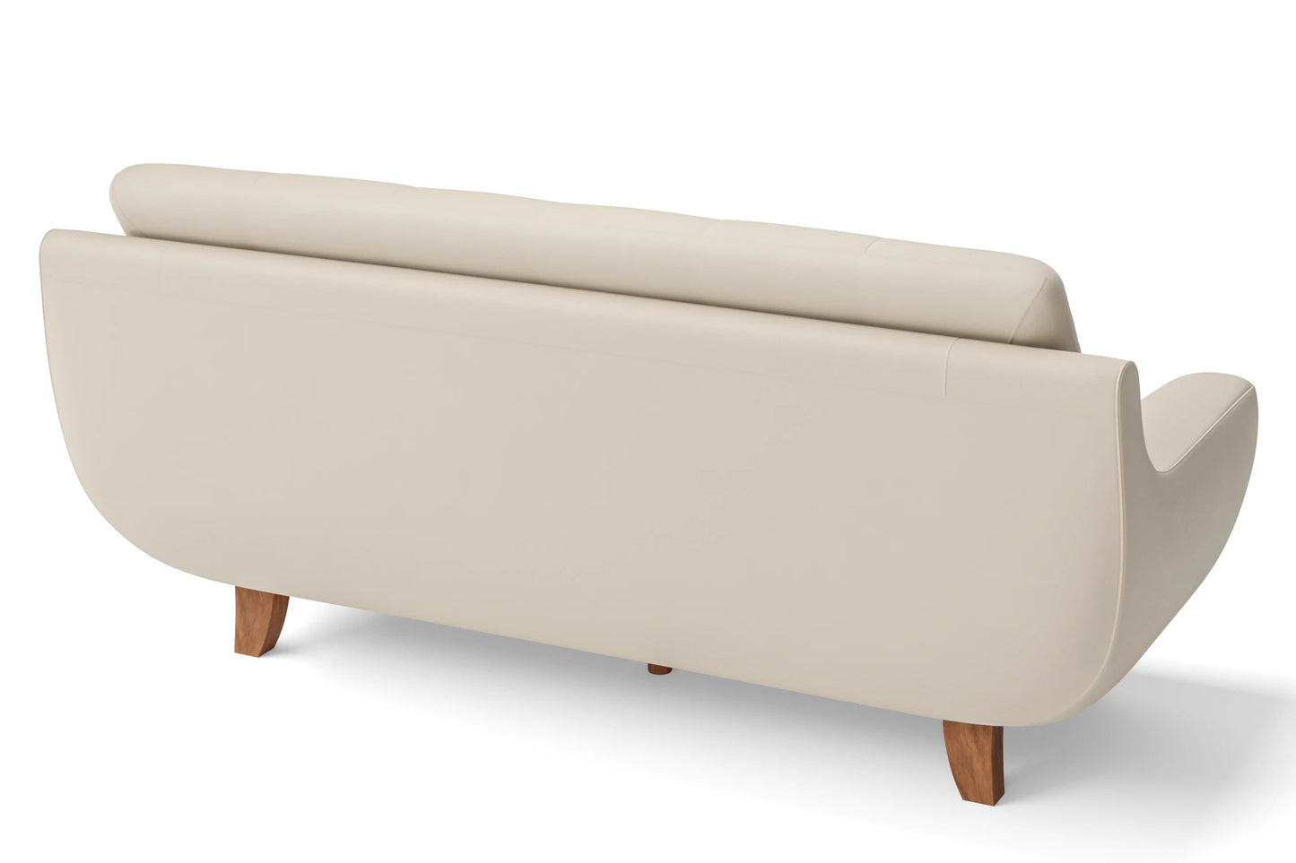 Perugia 4 Seater Sofa Cream Leather