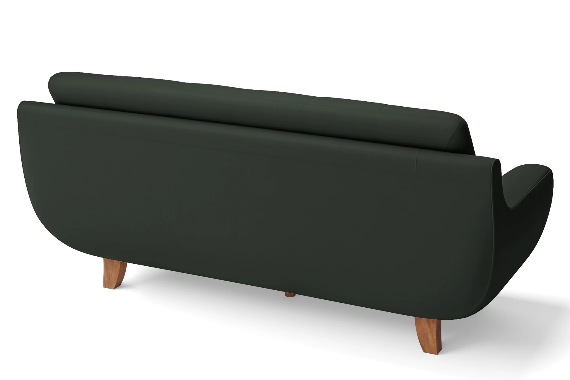 Perugia 4 Seater Sofa Green Leather