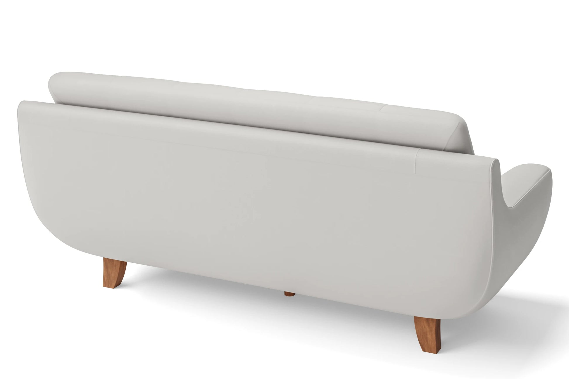 Perugia 4 Seater Sofa White Leather