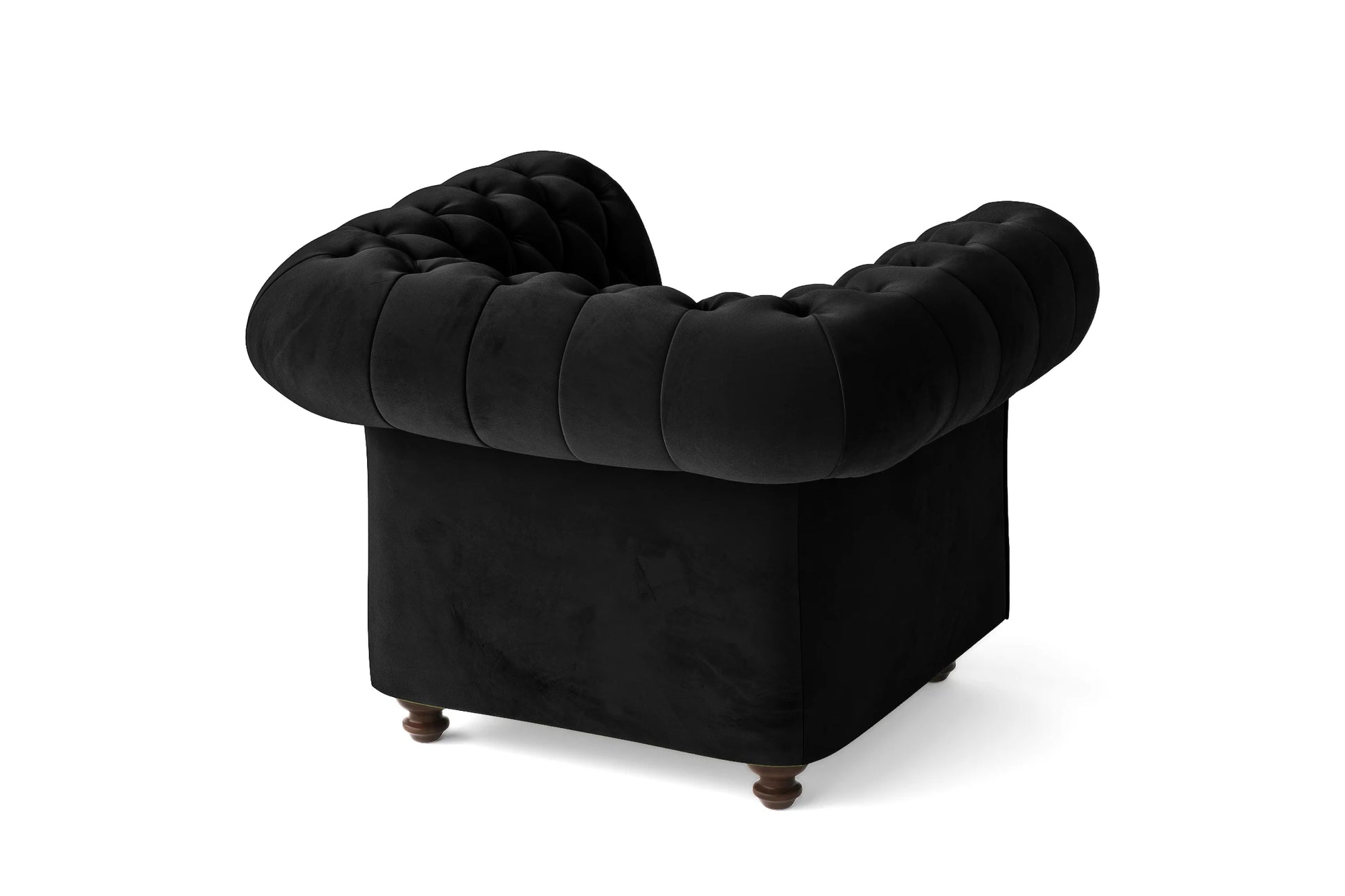 Pesaro Armchair Black Velvet