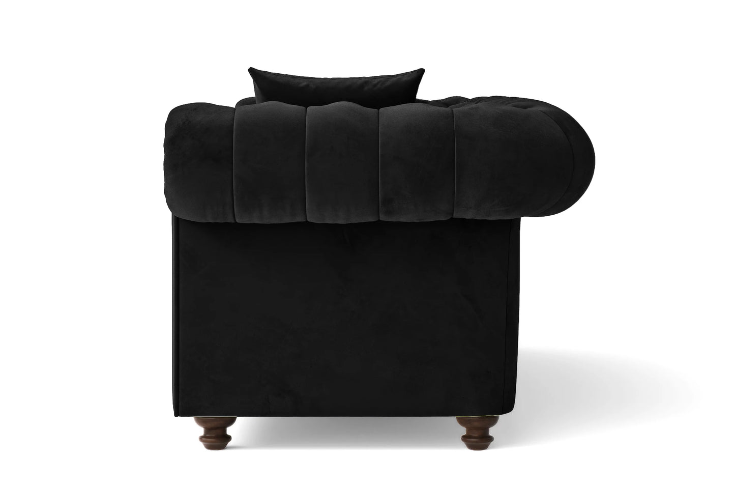 Pesaro Armchair Black Velvet