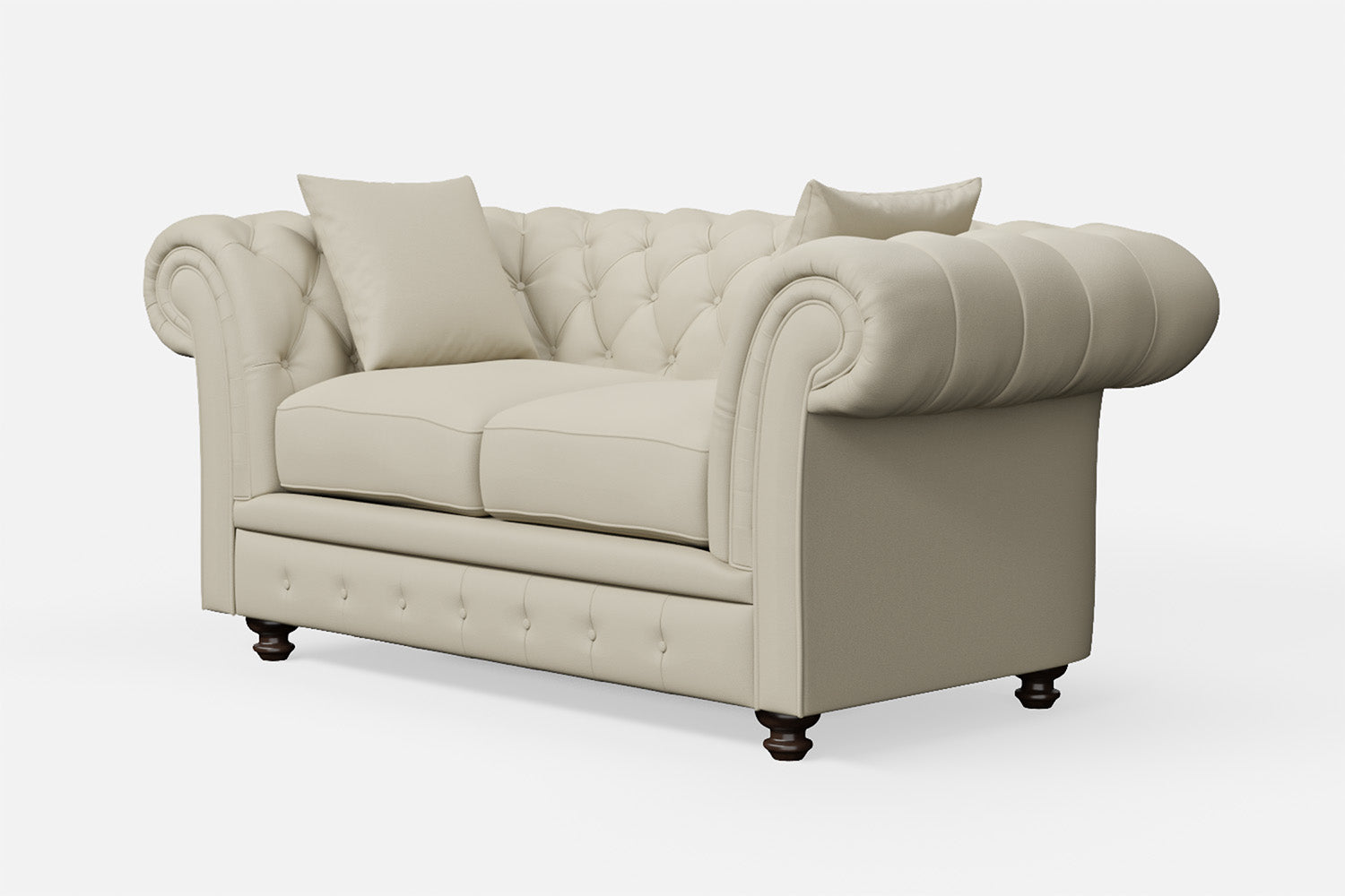 Pesaro 2 Seater Sofa Cream Leather