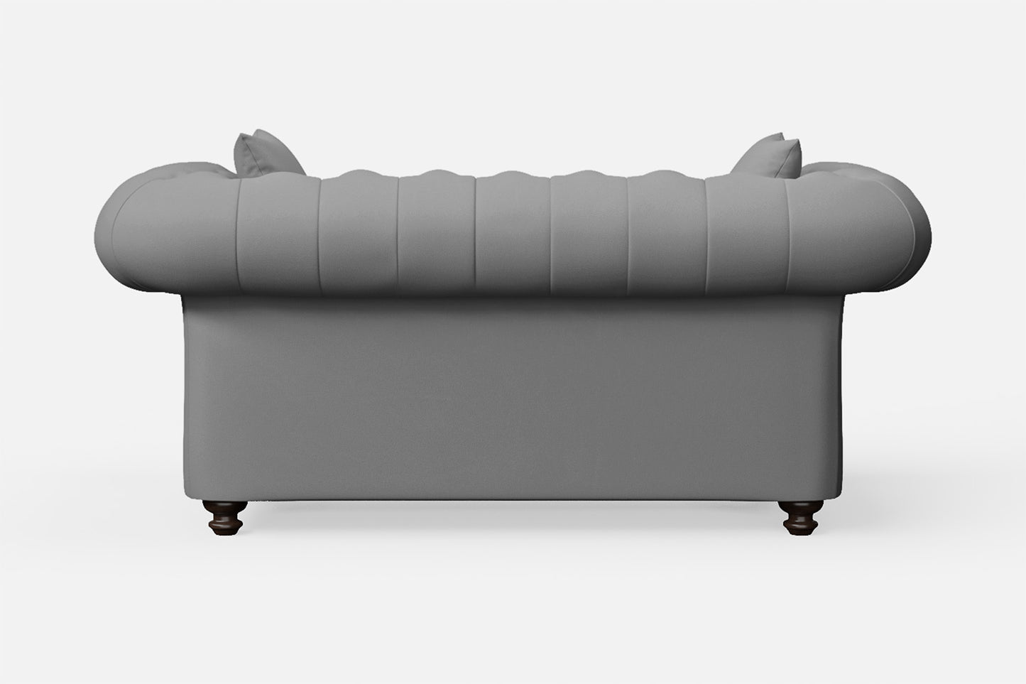 Pesaro 2 Seater Sofa Grey Leather