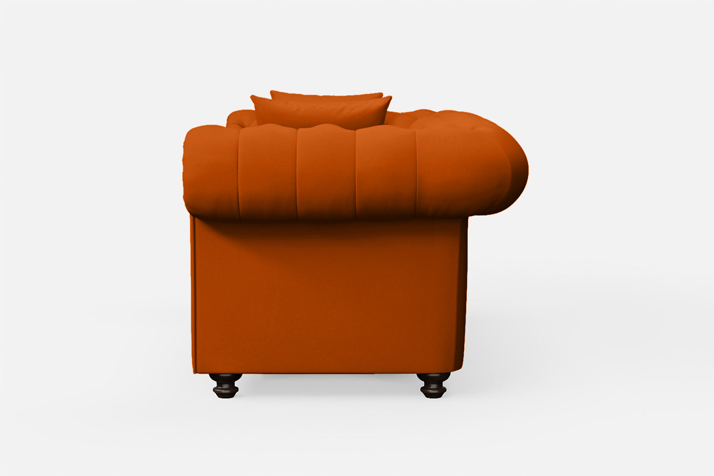 Pesaro 2 Seater Sofa Orange Leather