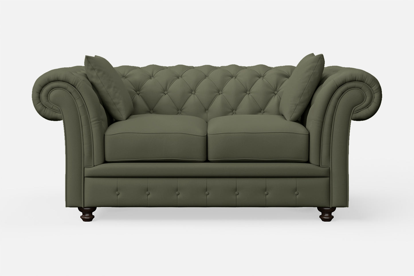 Pesaro 2 Seater Sofa Sage Leather