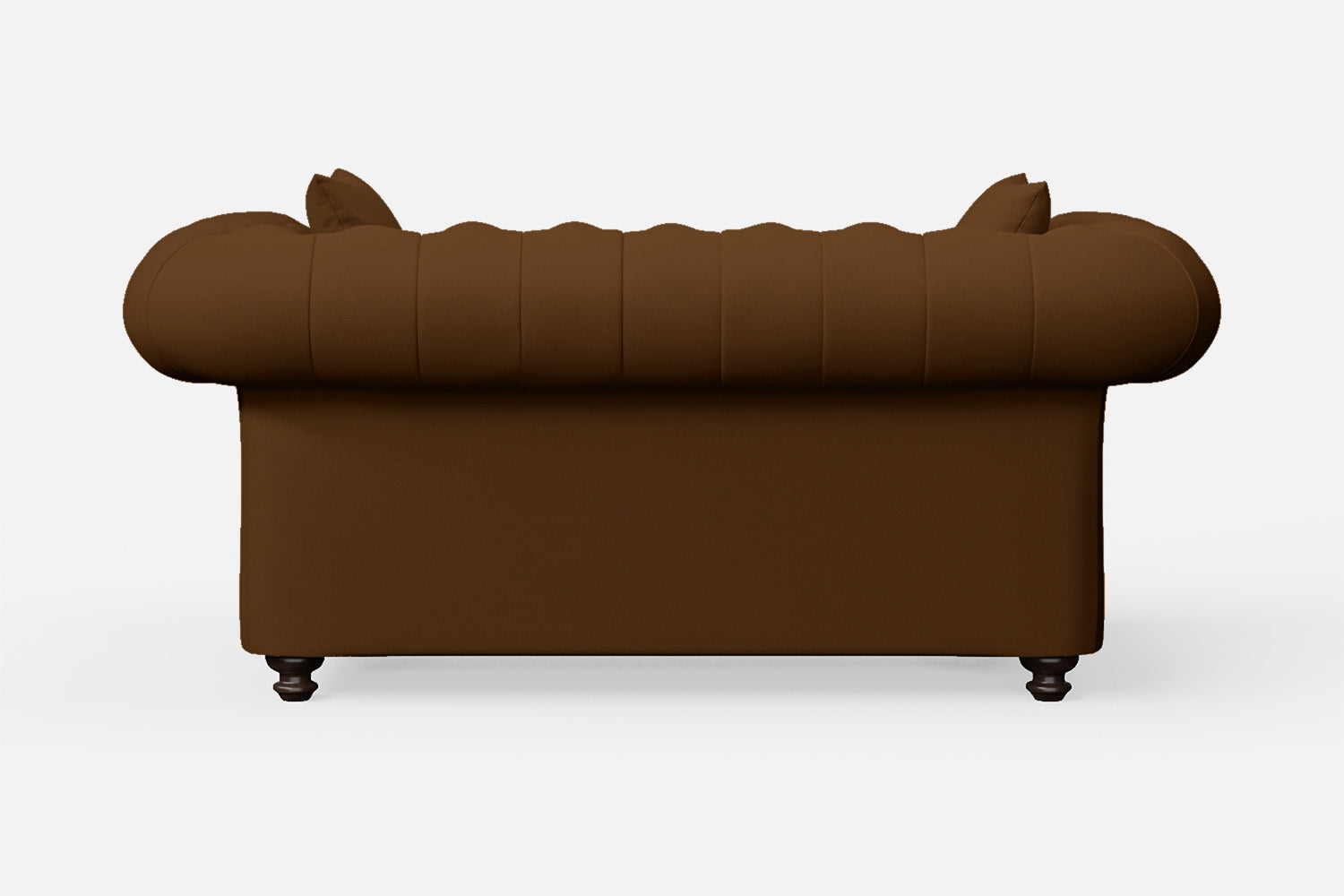 Pesaro 2 Seater Sofa Walnut Brown Leather