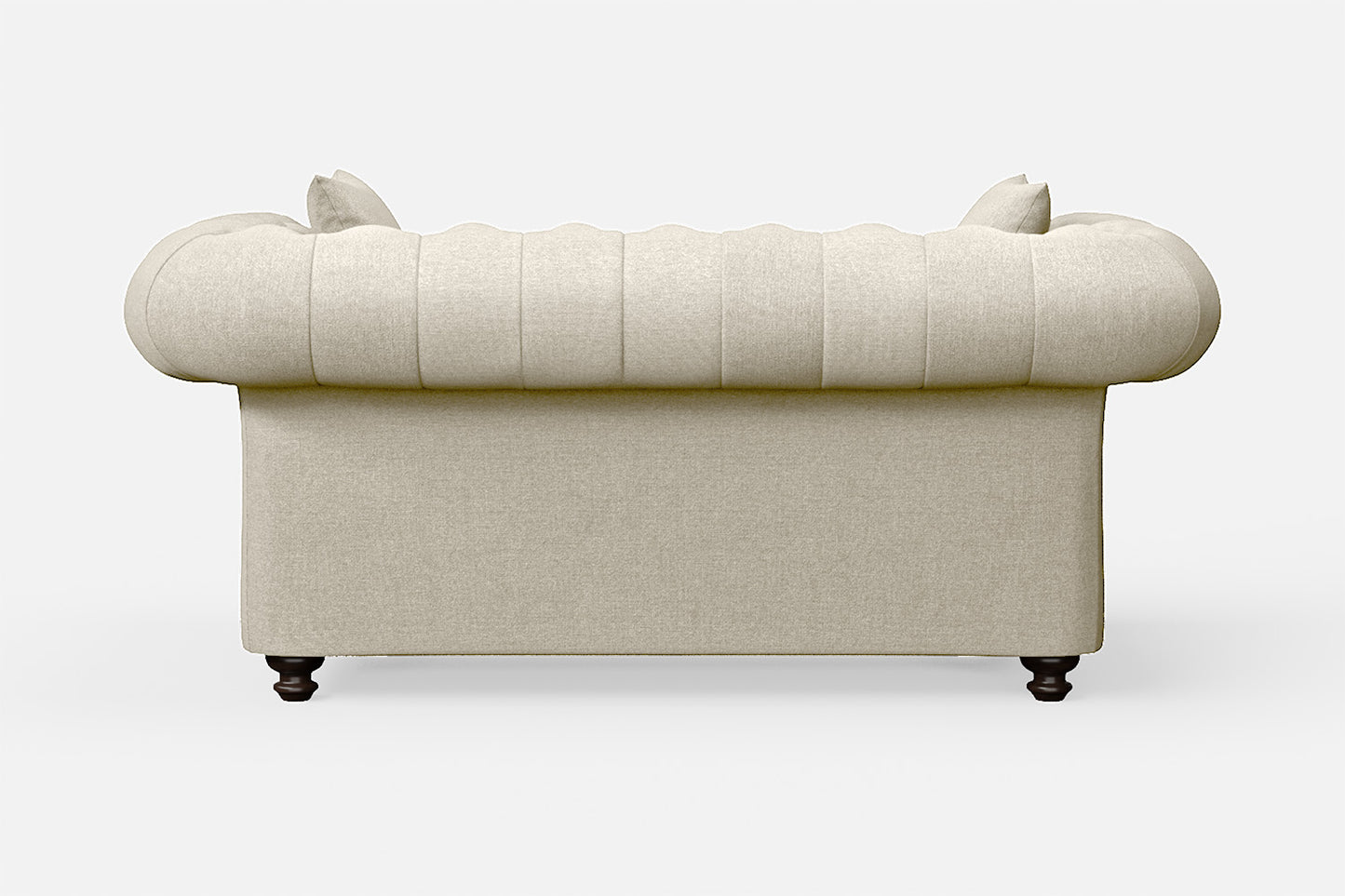 Pesaro 2 Seater Sofa Cream Linen Fabric