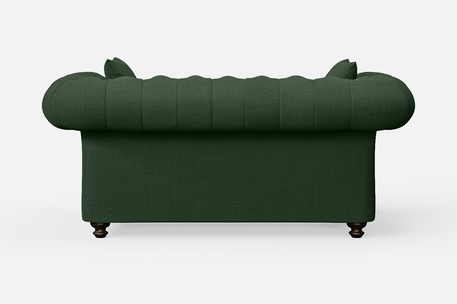 Pesaro 2 Seater Sofa Forest Green Linen Fabric