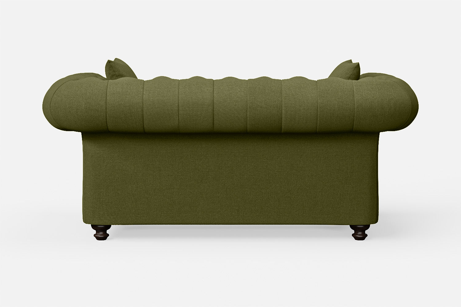 Pesaro 2 Seater Sofa Olive Linen Fabric